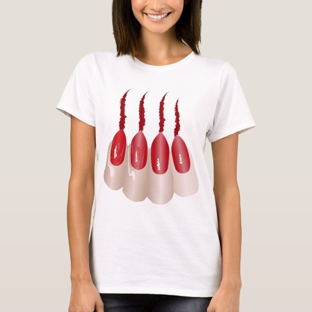 T-shirt doigt de vampire (Devant)