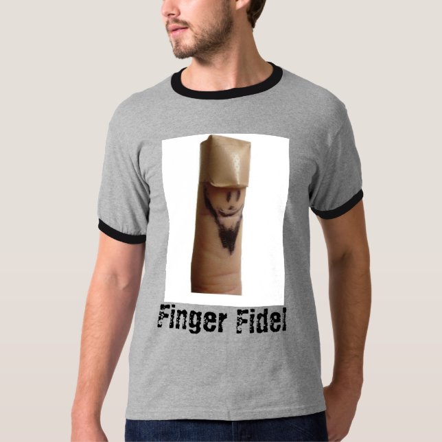 T-shirt Doigt Fidel (Devant)