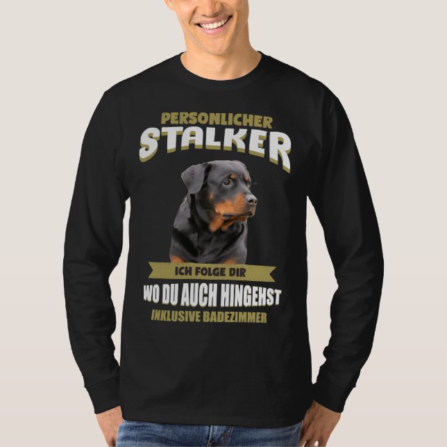 T-shirt Doigt Rottweiler Rotti (Devant)
