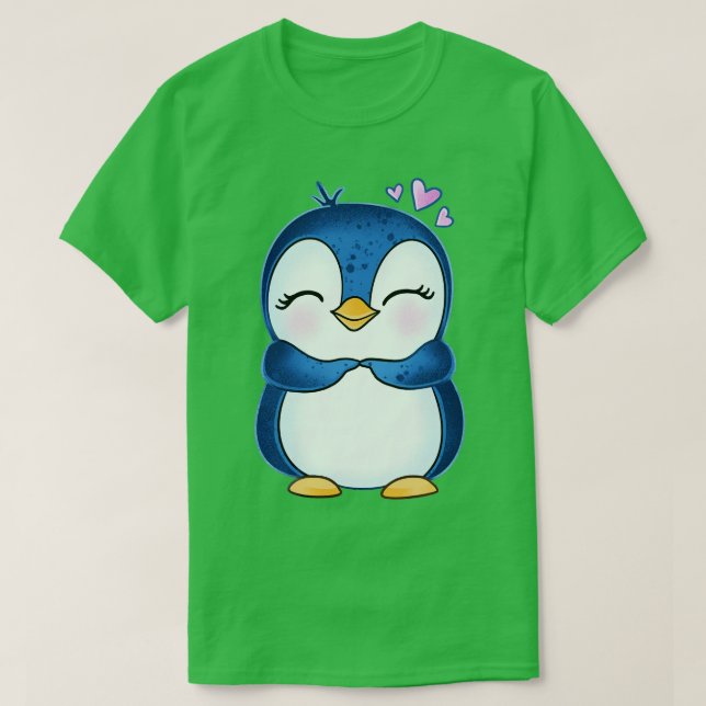 T-shirt Doigts minces pingouins (Design devant)