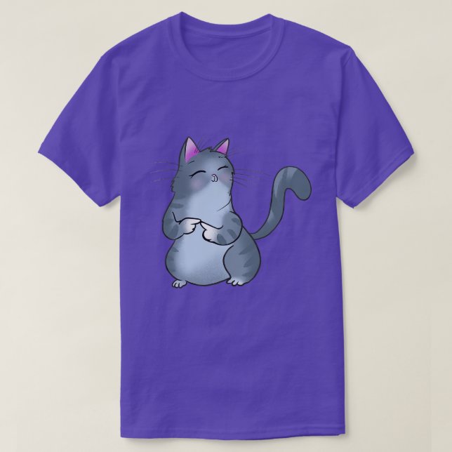 T-shirt Doigts Shy Chat (Design devant)