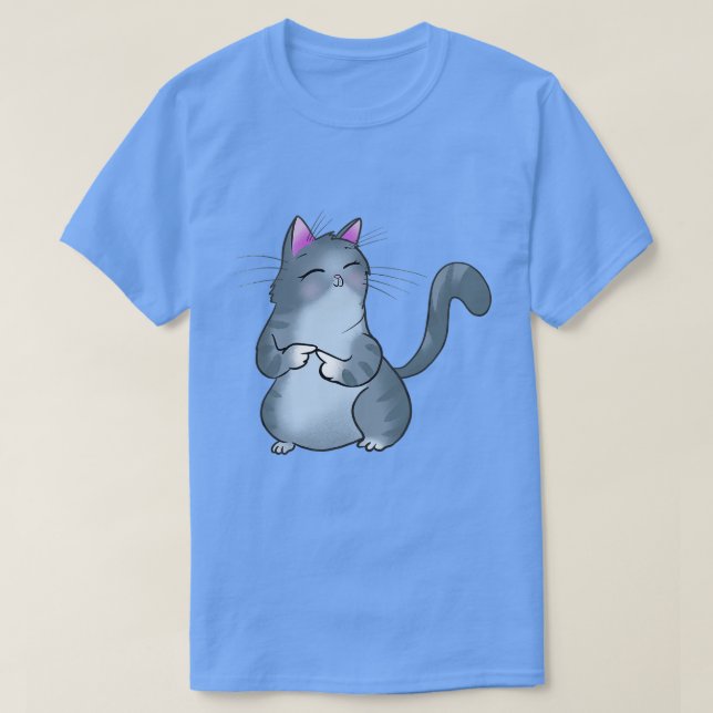 T-shirt Doigts Shy Chat (Design devant)