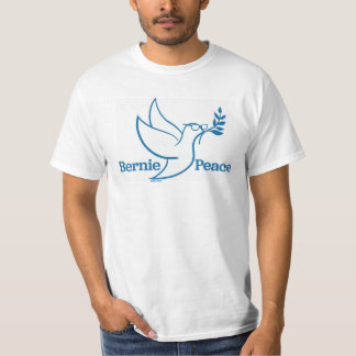 T-shirt d'oiseau de la paix des hommes