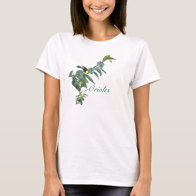 T-shirt d'oiseau de loriot (Devant)