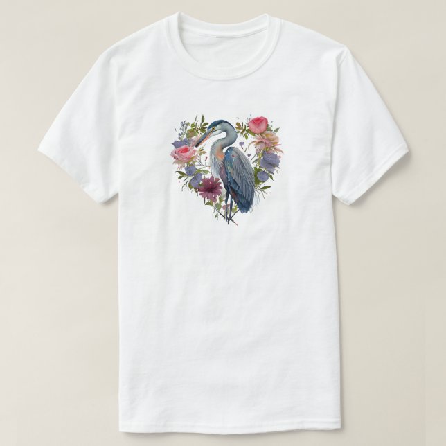 T-shirt d'oiseaux (Design devant)