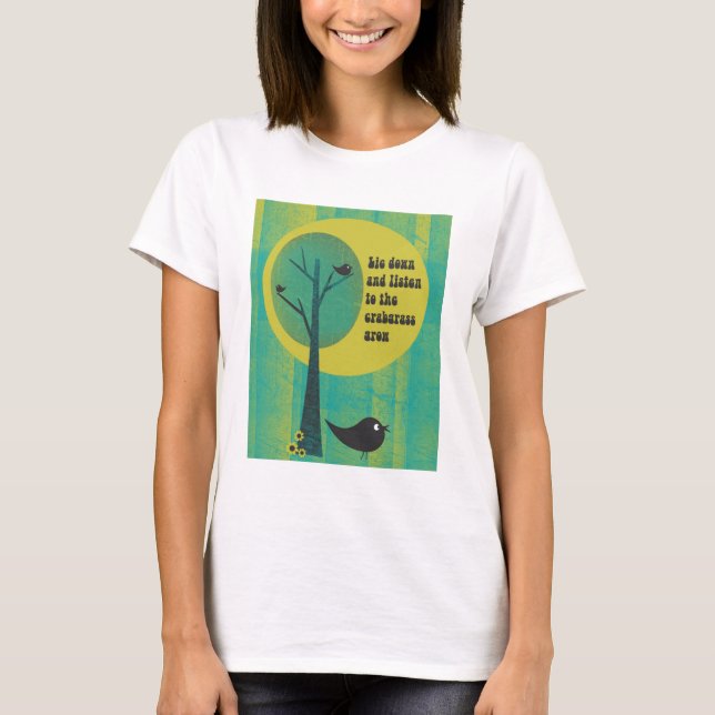 T-shirt d'oiseaux de Crabgrass (Devant)