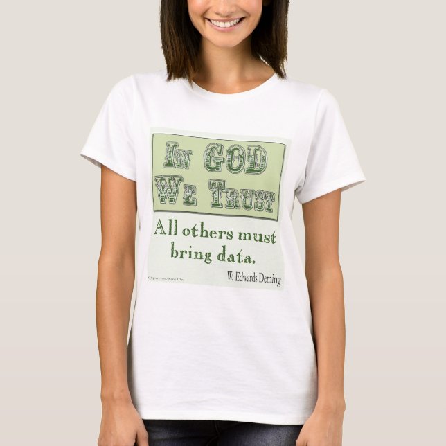 T-shirt Doit apporter des données (Devant)