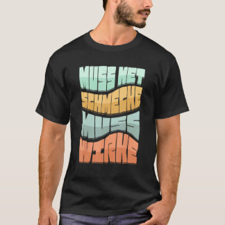 T-shirt Doit Le Goût Net Doit Travailler Bodybuilder Fitne