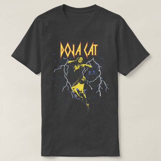 T-shirt Doja Cat Lightning Planet Her  (Design devant)