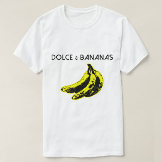 T-shirt Dolce et Bananas Dessin de Parodie Drôle