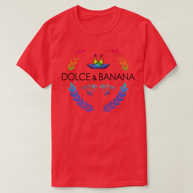 T-shirt Dolce Et LGBTQ Banana Funny Fierté Graphisme Cute  (Design devant)