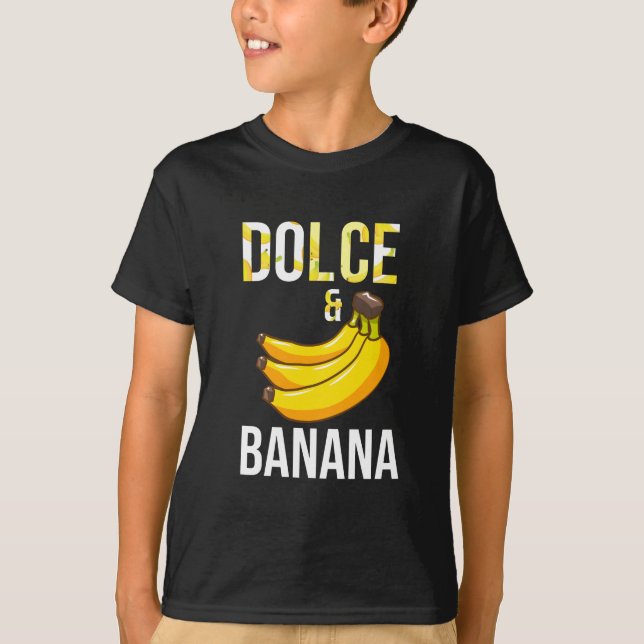 T-shirt Dolce und Banana- Geschenkidee (Devant)