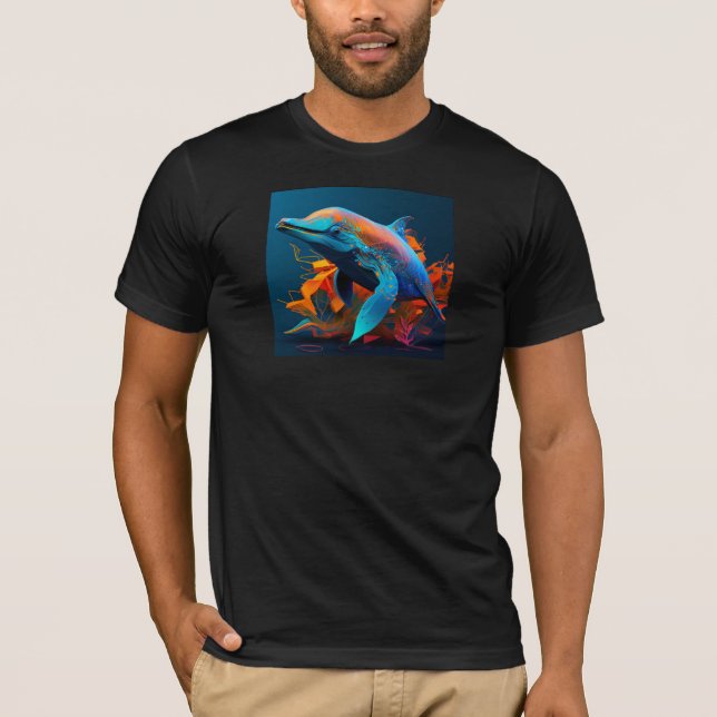 T-SHIRT DOLHIN SWIM #1 (Devant)