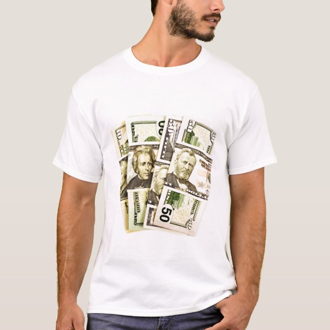 T-shirt Dollar d'argent (Devant)