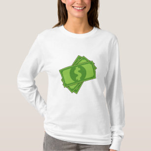T-shirt Dollar de l'argent du dessin