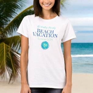 T-shirt Dollar de sable Custom Beach Cruise Réunion vacanc