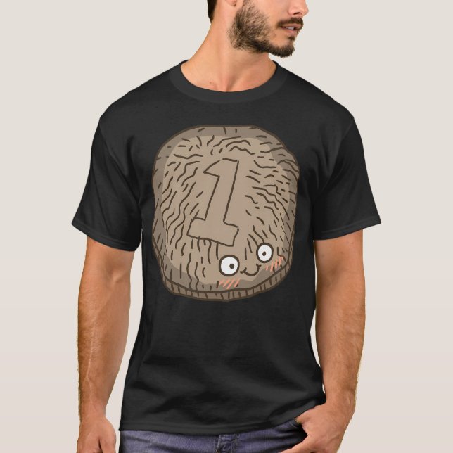 T-shirt Dollar De Sable Mignonne. (Devant)