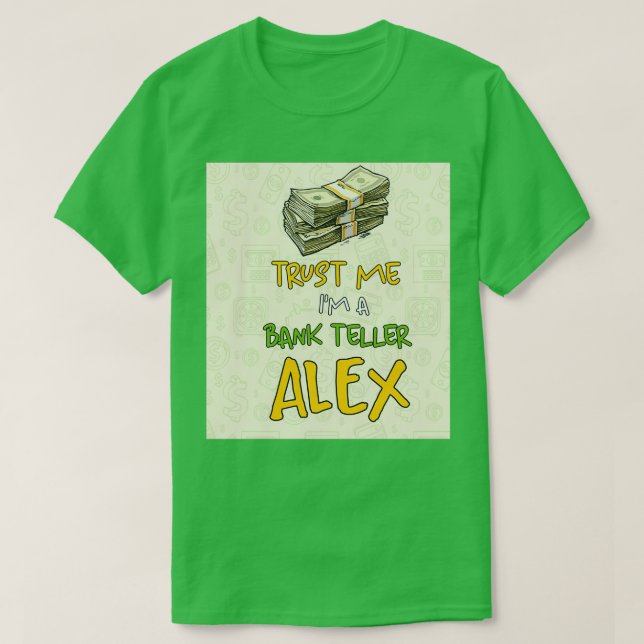 T-shirt Dollar du problème du vendeur bancaire (Design devant)