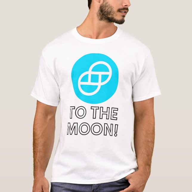 T-shirt Dollar Gemini À la Lune Crypto gourd Altcoin (Devant)