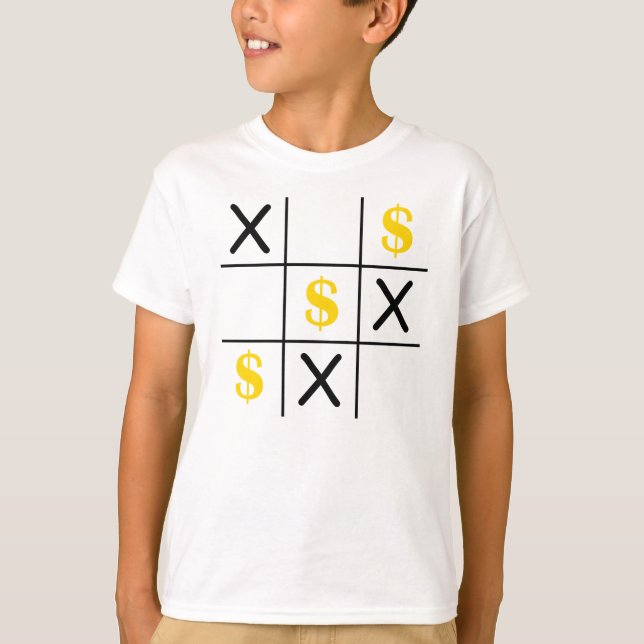 T-shirt Dollar Tic Tac Toe (Devant)