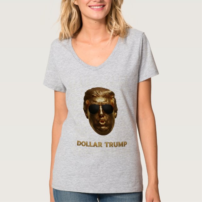 T-shirt Dollar Trump solaire (Devant)