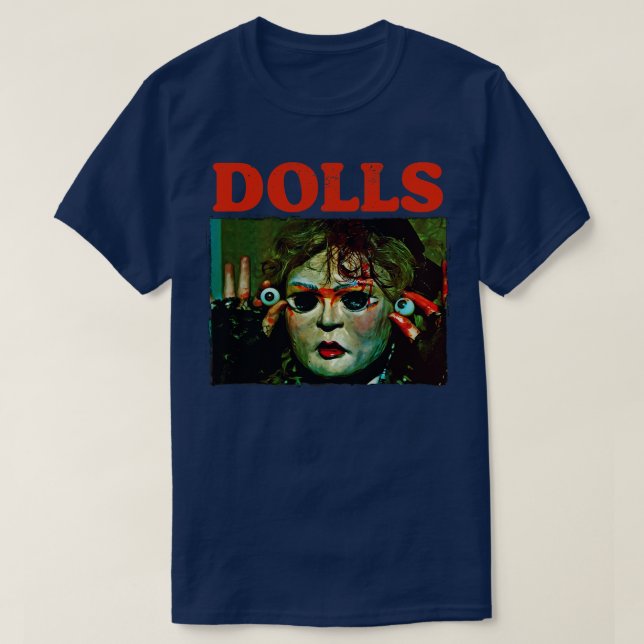 T-shirt DOLLS Retro 80s Cult Classic Horror (Design devant)