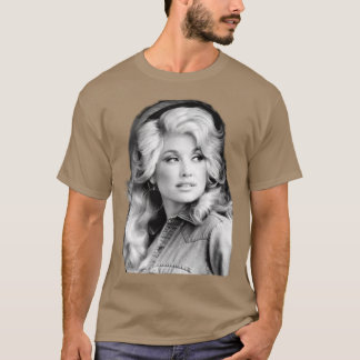 T-shirt Dolly Parton Fille vintage