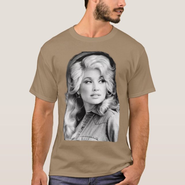 T-shirt Dolly Parton Fille vintage (Devant)