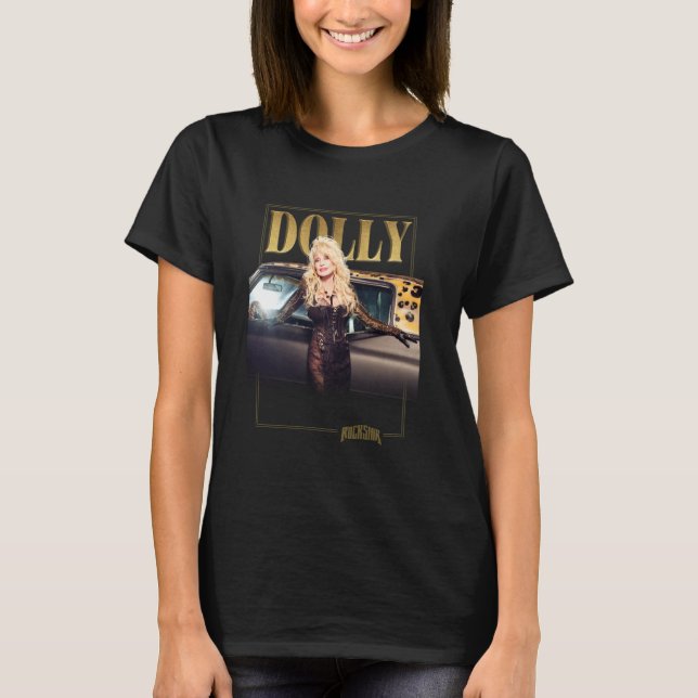 T-shirt Dolly Parton Rockstar Gold (Devant)