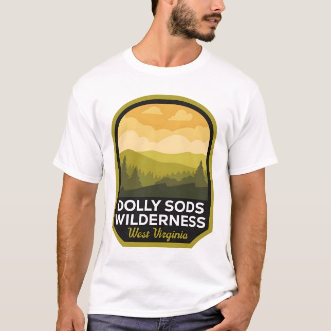 T-shirt Dolly Sods Wilderness Virginie-Occidentale (Devant)