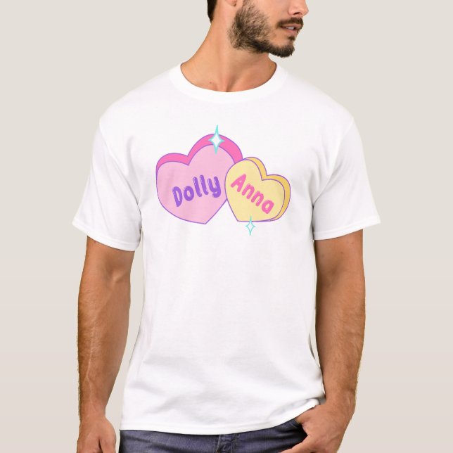 T-shirt DollyAnna Candy Hearts (Devant)