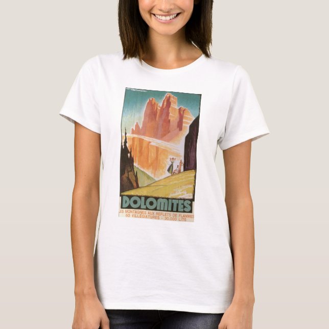 T-shirt Dolomites (Devant)