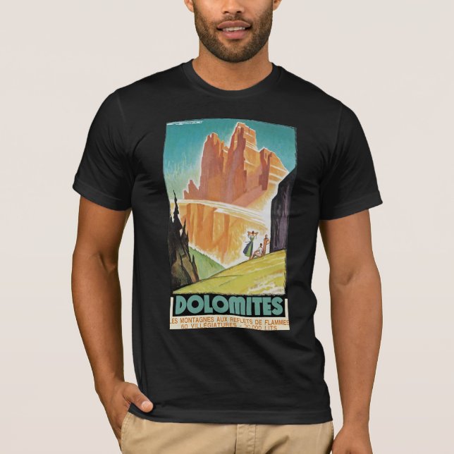 T-shirt Dolomites (Devant)