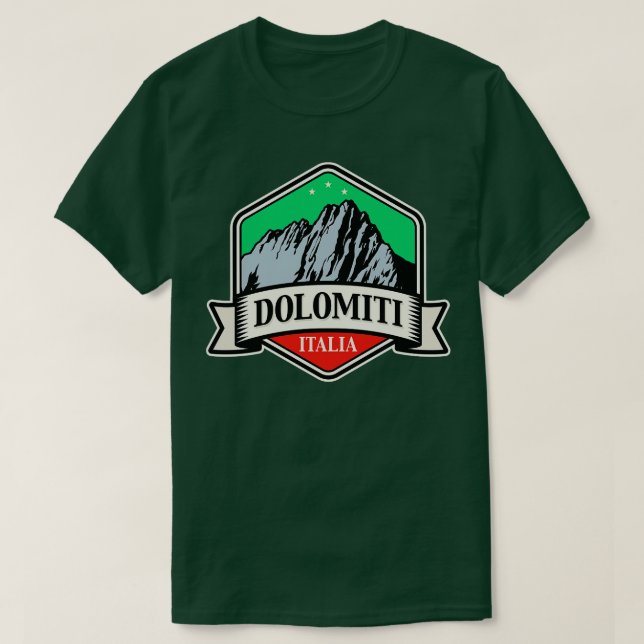 T-shirt Dolomites Montagnes Dolomiti 1 (Design devant)
