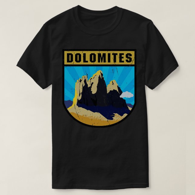 T-shirt Dolomites Montagnes Italie (Design devant)