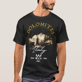 T-shirt Dolomites Rétro Vêtements Vintage - Dolomites