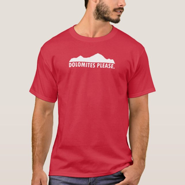 T-shirt Dolomites S'Il Vous Plaît (Devant)