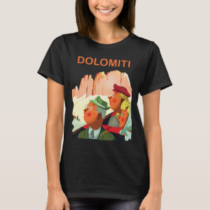T-shirt Dolomiti Italie Alpes Montagne Voyage