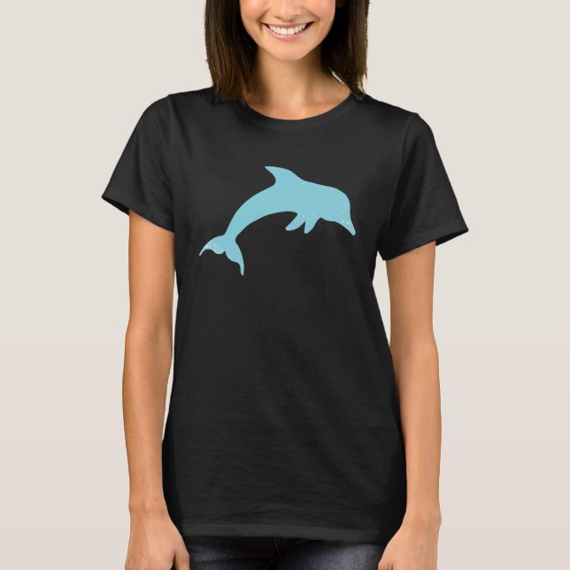 T-shirt Dolphin Aquatic Mammal Sea Animal (Devant)