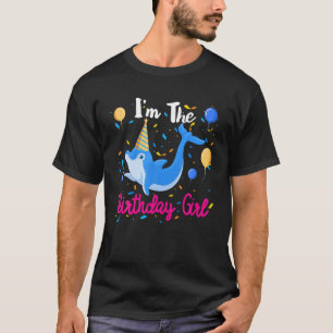 T-shirt Dolphin Birthday Party Girl Gift For Her