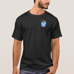 T-shirt Dolphin de mer Océan Animal Pocket Dolphin Raglan