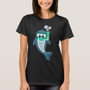 T-shirt Dolphin Diver Snorkel
