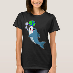 T-shirt Dolphin Earth