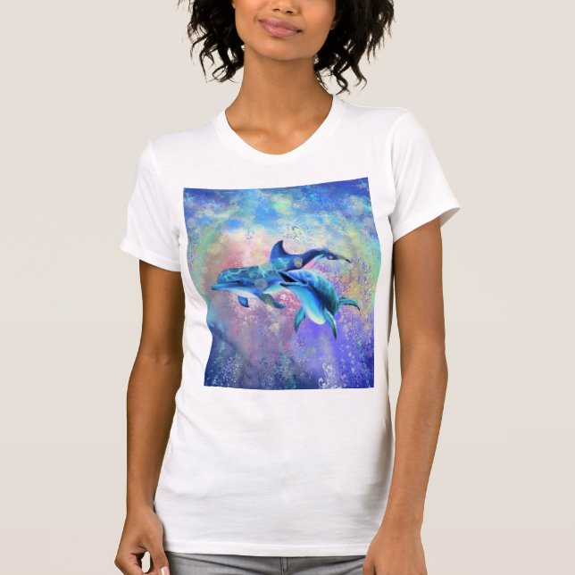 T-shirt Dolphin en couple (Devant)