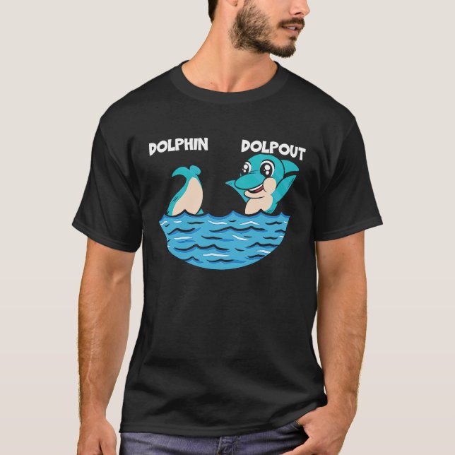 T-shirt Dolphin Lover Marine Biology Underwater Animal 11 (Devant)