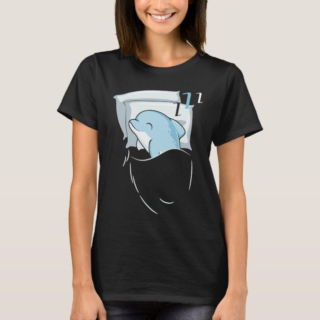 T-shirt Dolphin Lover Marine Biology Underwater Animal 7 (Devant)