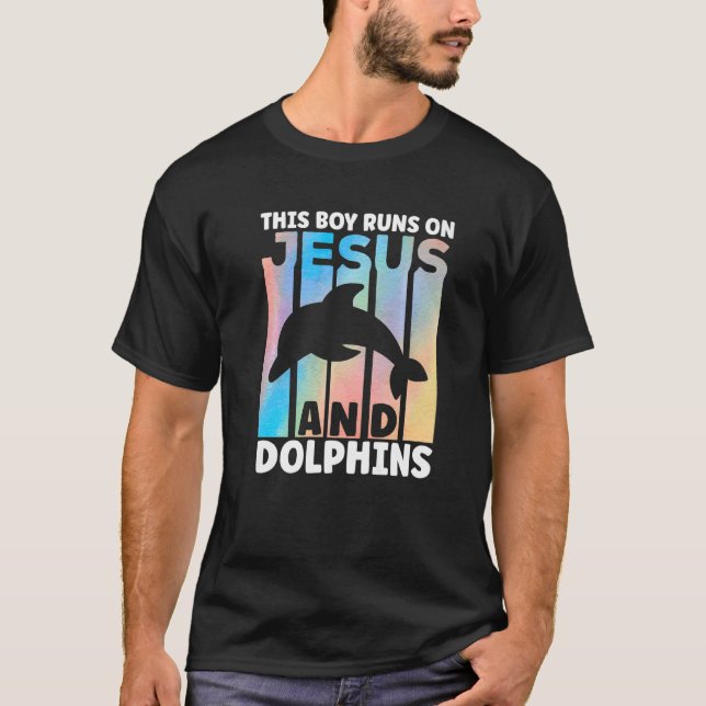 T-shirt Dolphin Outfit for Dolphin Lovers Apparel for Boys (Devant)
