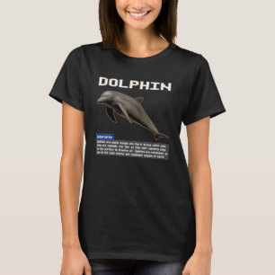 T-shirt Dolphin pour enfants Vidéo Gamer Faits animaux