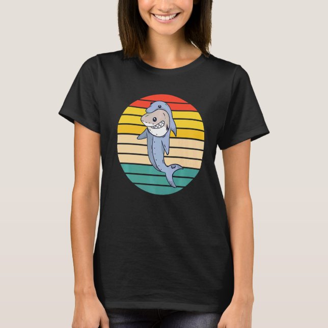 T-shirt Dolphin Pyjamas Shark Premium (Devant)