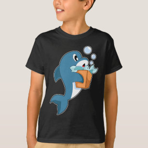 T-shirt Dolphin Shbag Poisson